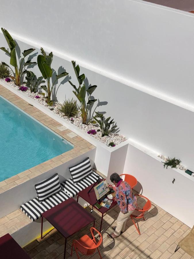 Casa Rosa Villa With Pool In Olhao Centre Екстериор снимка